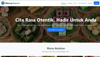 Warung Kuncen : Web Penjualan Makanan & Minuman
