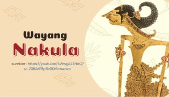Wayang Nakula - Bahasa Jawa