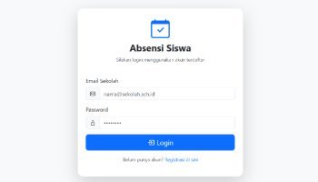 Web Absensi Siswa Tugas PKWU
