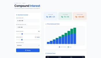 Web Compound Interest Calculator - Portfolio #50