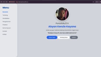 web curriculum virte Abyan Kenzie Kayana terbaru