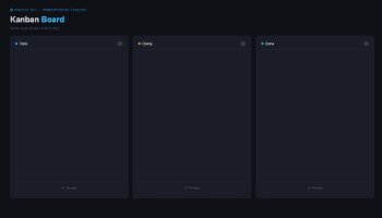 Web Kanban Board - Portfolio #66