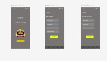 Web pemesanan tiket bioskop figma