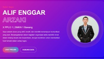 Web Portofolio Alif Enggar Arzaki || DPK 2