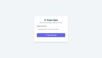 Web QR Code Generator - Portfolio #24