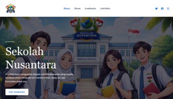 Web Sekolah Build With Wordpress