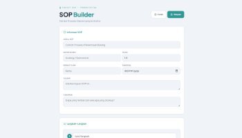 Web SOP Builder - Portfolio #86