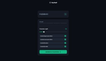 Web Password Generator - Portfolio #29