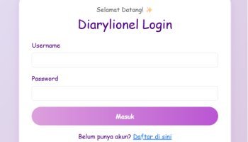 websit diaryrevta tempt untuk bercerita