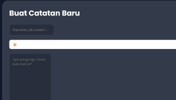 Website Catatan Sehari - hari