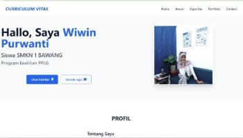 Website Curriculum Vitae