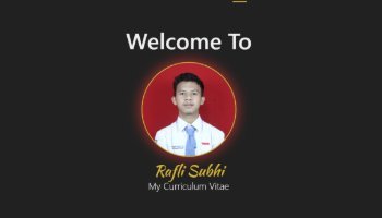Website CV Personal By Rafli Subhi