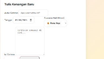 Website Diary Caca Sehari hari