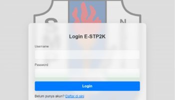 Website E-stp2k Pencatat Izin Siswa