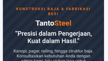 Website Jasa Las Kontruksi & Fabriksi Besi TantoSTEEL