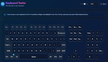 Website Keyboard Test