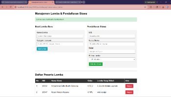 Website Manajemen Lomba PSAT DPK 1 Terbaru no Root