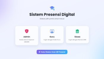 website presensi siswa guru untuk sekolah