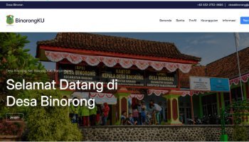 Website Profil Desa Binorong DesaKu