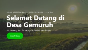 Website Profil Desa Gemuruh PKWU