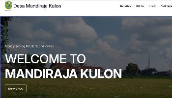 Website Profil Desa Mandiraja Kulon