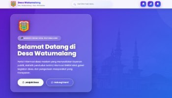 Website Profil Desa Watumalang Wonosobo