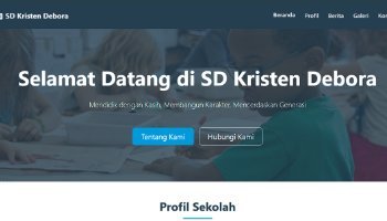 Website SD Kristen Debora
