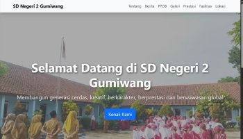 Website SD Negeri 2 Gumiwang