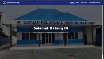 Website Sistem Informasi Satuan Pelayanan dan Pemenuhan Gizi