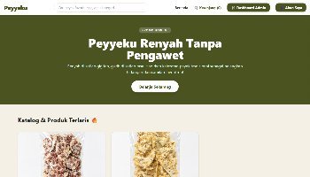 Website Toko online -- Peyyeku