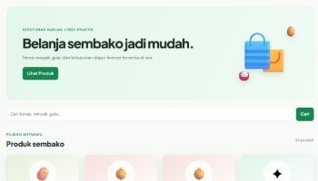 WEBSITE TOKO ONLINE SEMBAKOMART || PKWU