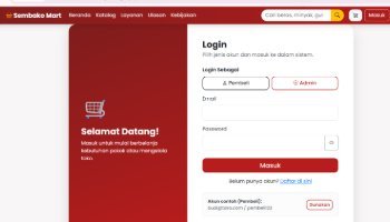 Website Toko Sembako Online PKWU