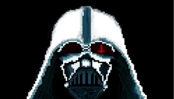 White Darth Vader [PixilArt] (Portofolio #2)