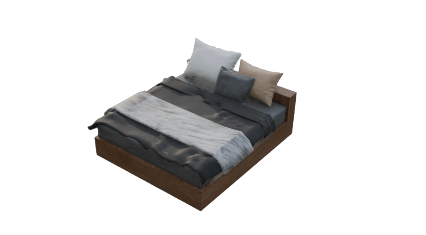 Desain Kasur Modern - 3D