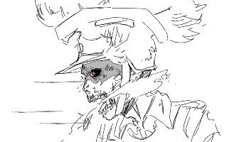 Zombie Cuirassier rakugaki/sketch (karakter dari game Guts And Blackpowder)